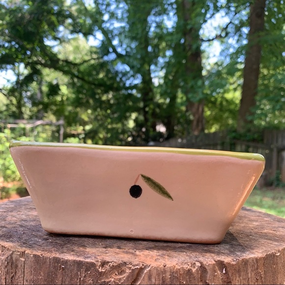 Noemi Ceramiche olive leaf rectangular plate - Picture 6 of 14